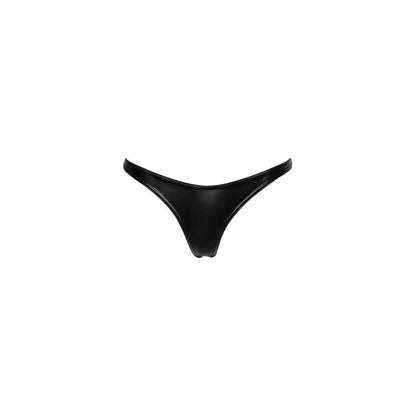 Power Wetlook Thong Large Black