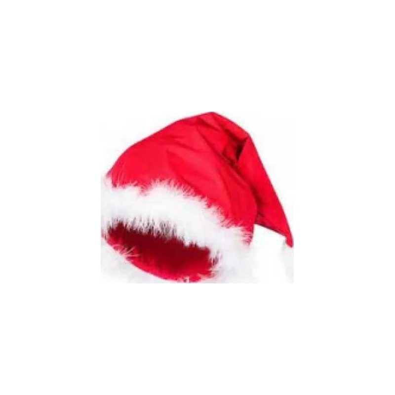 Santa Christmas Hat One Size Red