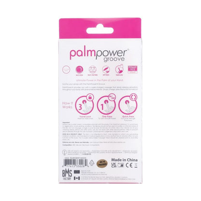 PalmPower Groove Mini Portable Wand Fuchsia