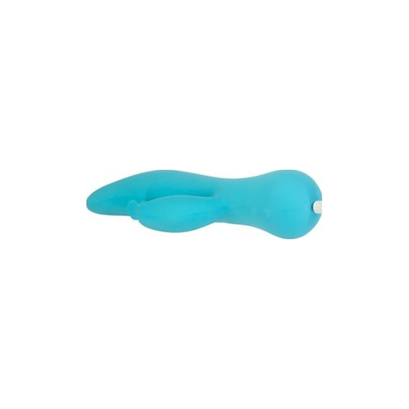 Kissing Swan Rabbit Vibrator Blue