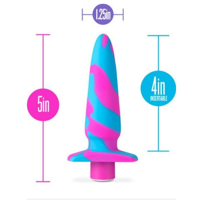 Avant Vibrotize Silicone Mini Anal Vibe Fuchsia Pink