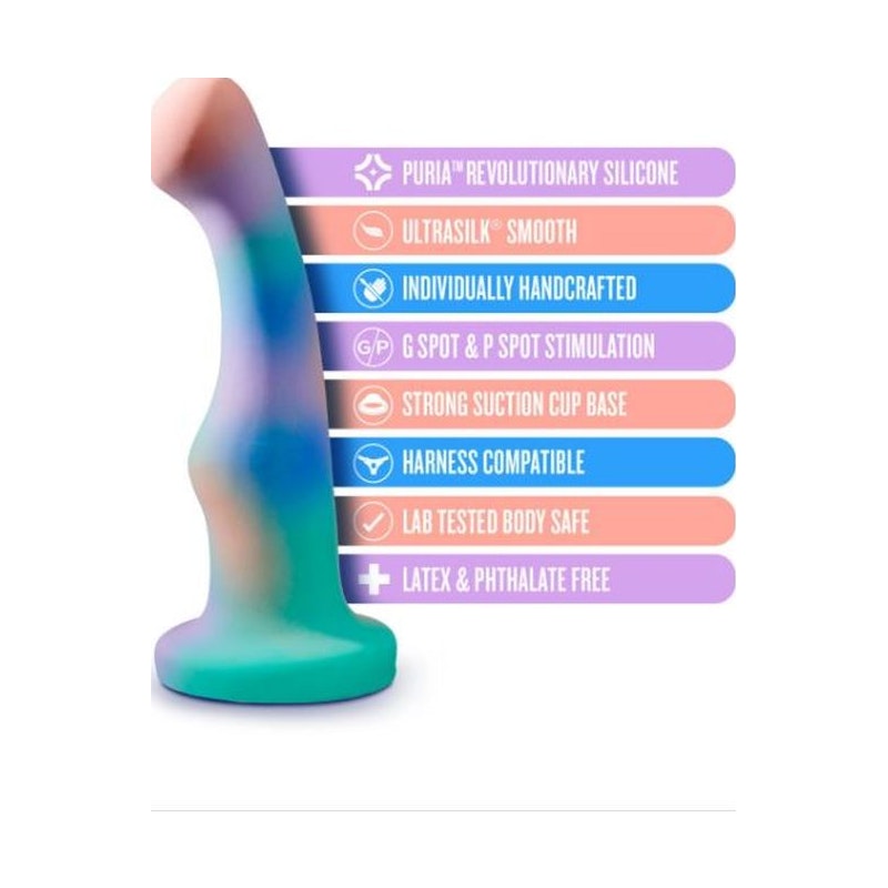 Avant Opal Dreams Aqua Silicone Dildo Aqua