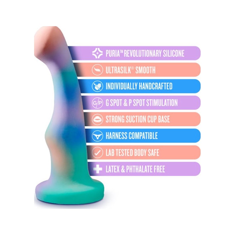 Avant Opal Dreams Aqua Silicone Dildo Aqua