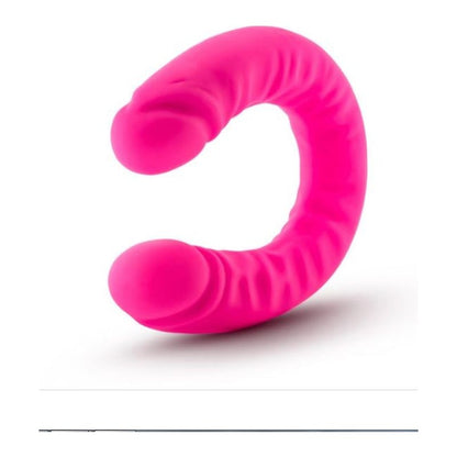 Ruse Silicone Slim 18in Hot Pink Double Dong Pink