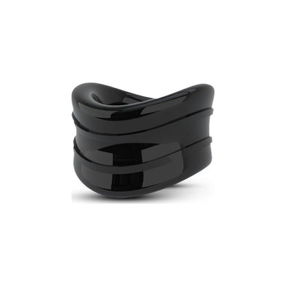 Stay Hard Beef Ball Stretcher Snug 1in Black Black