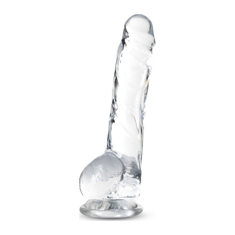 Naturally Yours 8" Crystaline Dildo Diamond Clear