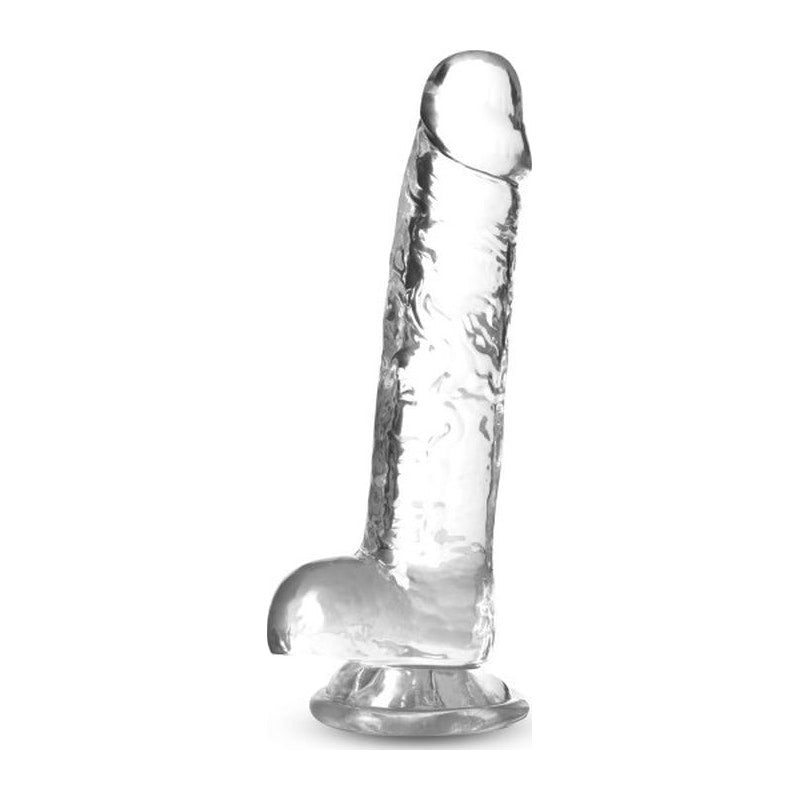 Naturally Yours 7" Crystaline Dildo Diamond Clear