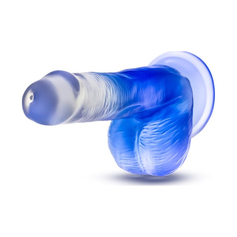 B Yours Morning Dew 6in Dildo Stella Blue Blue