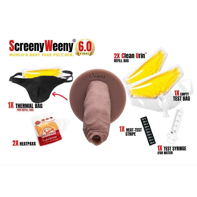 Fake Penis & Synthetic Urine – Screeny Weeny 6.0 Uncut Nordic