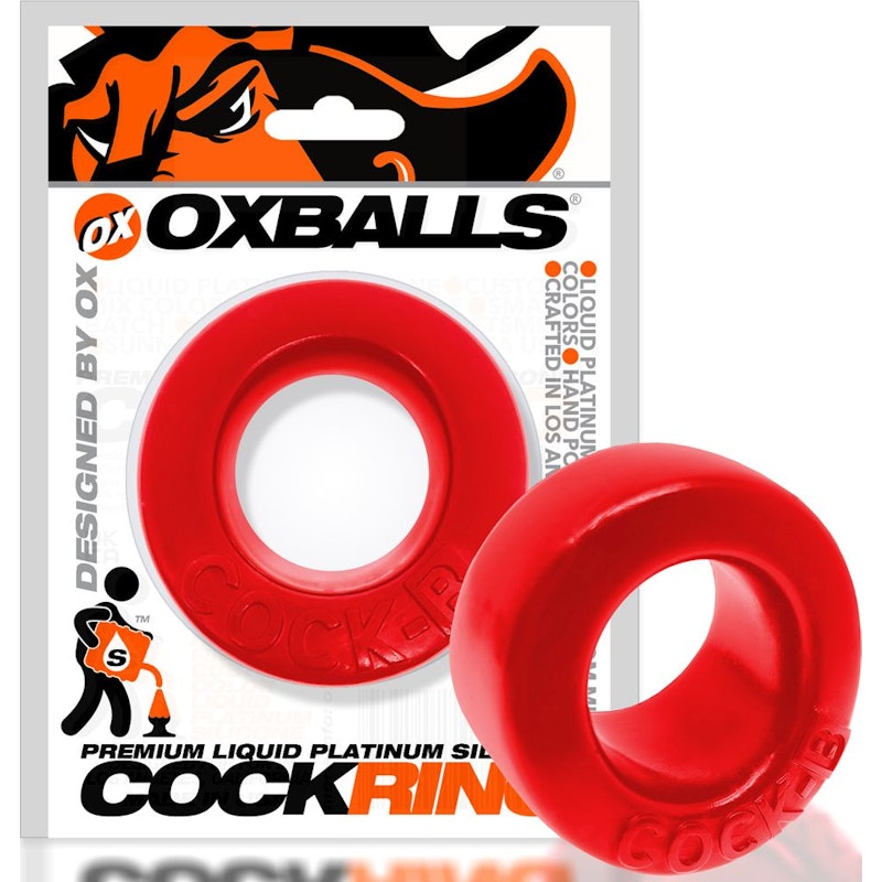 Cock B Bulge Cockring Red Red