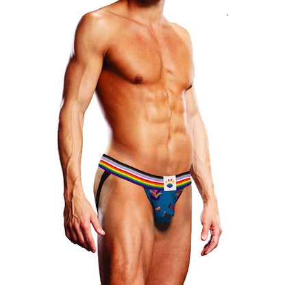 Prowler Pixel Art Gay Pride Collection Jock Small Blue