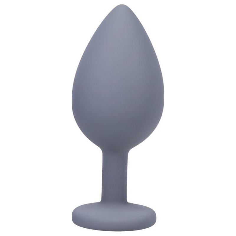 Silicone Anal Butt Plug Trainer 3 Piece Set Grey