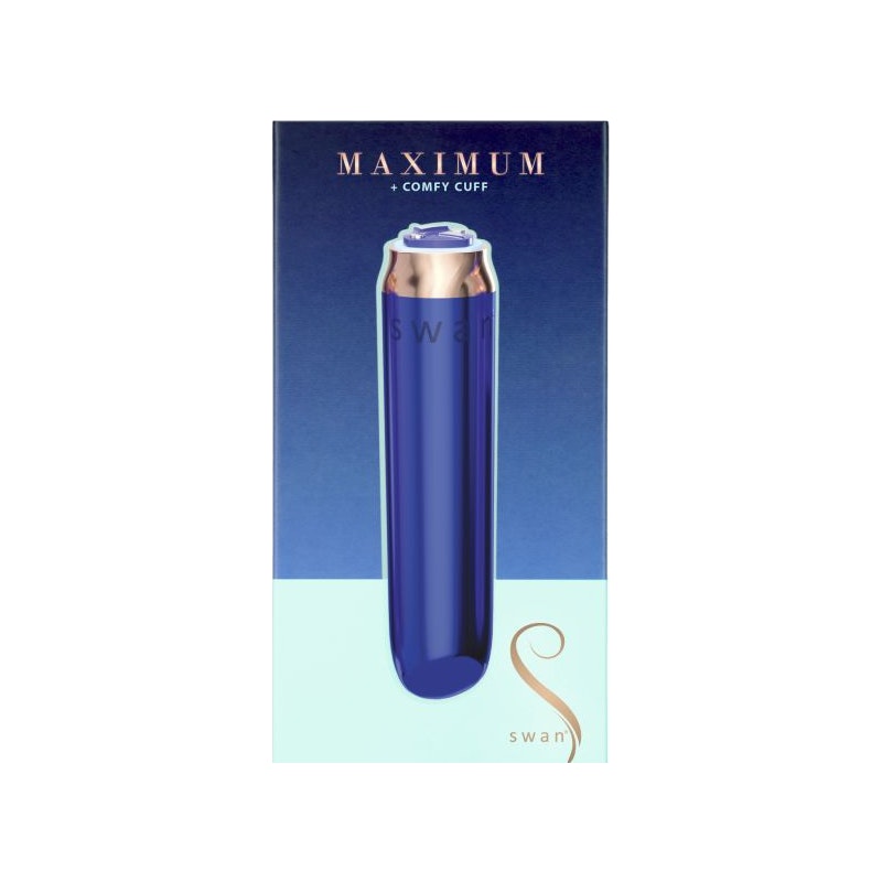 Maximum Comfy Cuff Rechargeable Bullet Blue Blue