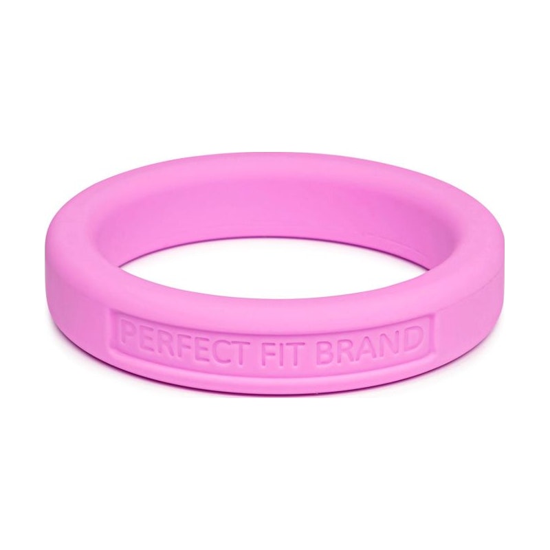 Classic Silicone Medium Stretch Penis Ring 44mm Pink Pink