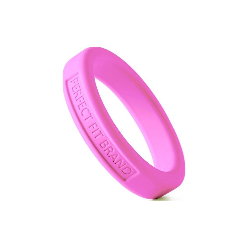 Classic Silicone Stretch Penis Ring - 44mm Medium Pink