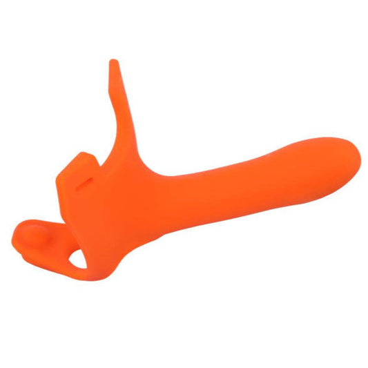 Zoro Strap-On 5.5inch Orange Ultra Comfortable