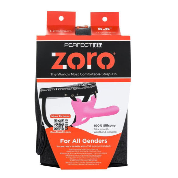 Zoro Strap-On 5.5inch Pink Ultra Comfortable