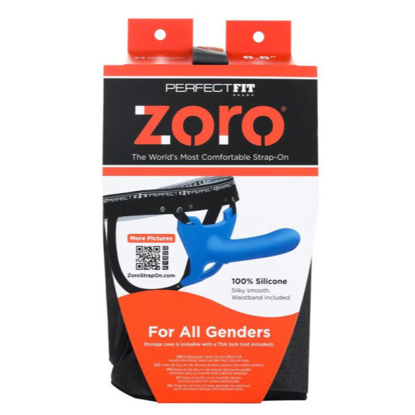 Zoro Strap-On 6.5in Ultra Comfortable Blue by PerfectFit