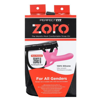 Zoro Strap-On 6.5in Ultra Comfortable Pink by PerfectFit