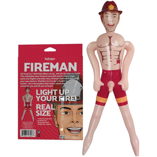 Fireman Inflatable Doll