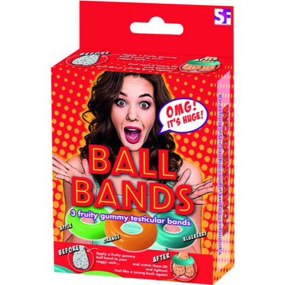 Ball Bands 3 Gummy Edible Cock Rings by Hott Products