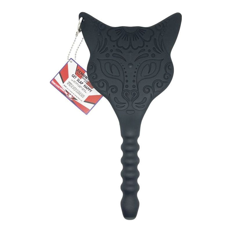 Demon Kat Paddle Dildo Black