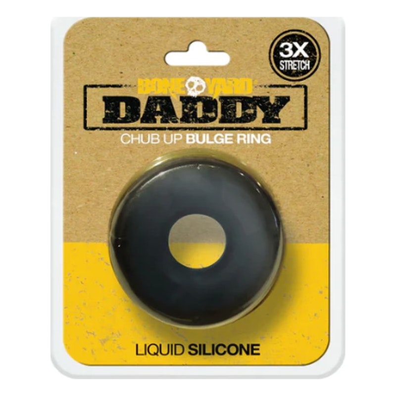 Daddy Silicone Ring Black Black