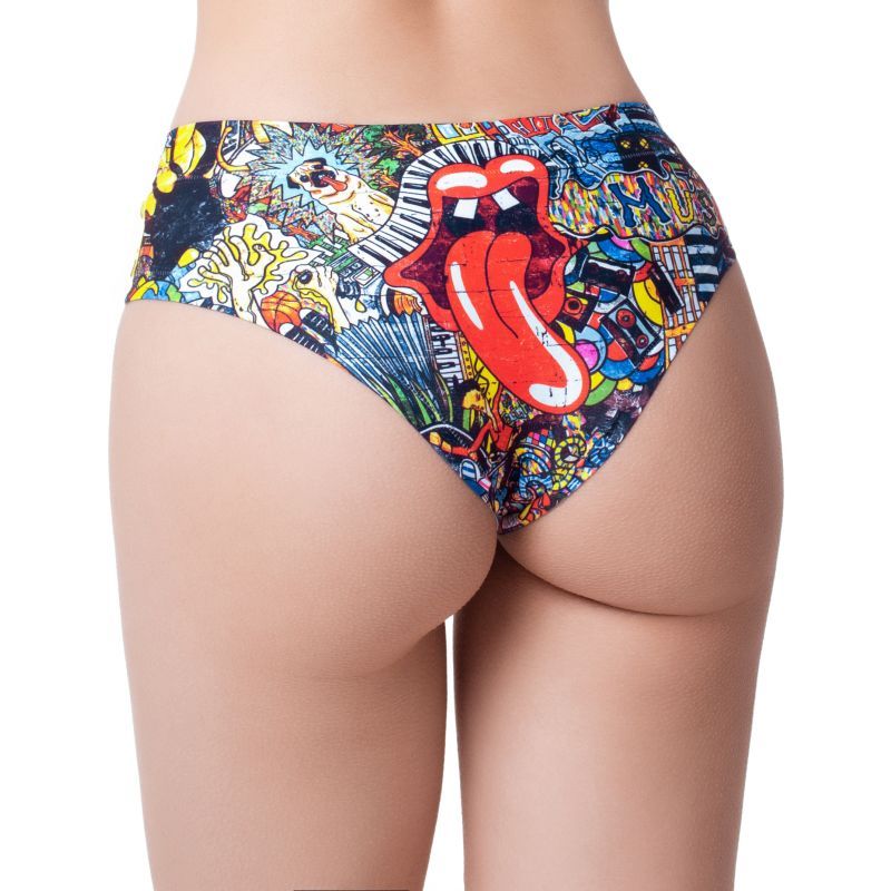 Psychotropical Trash Thong Large Mixed