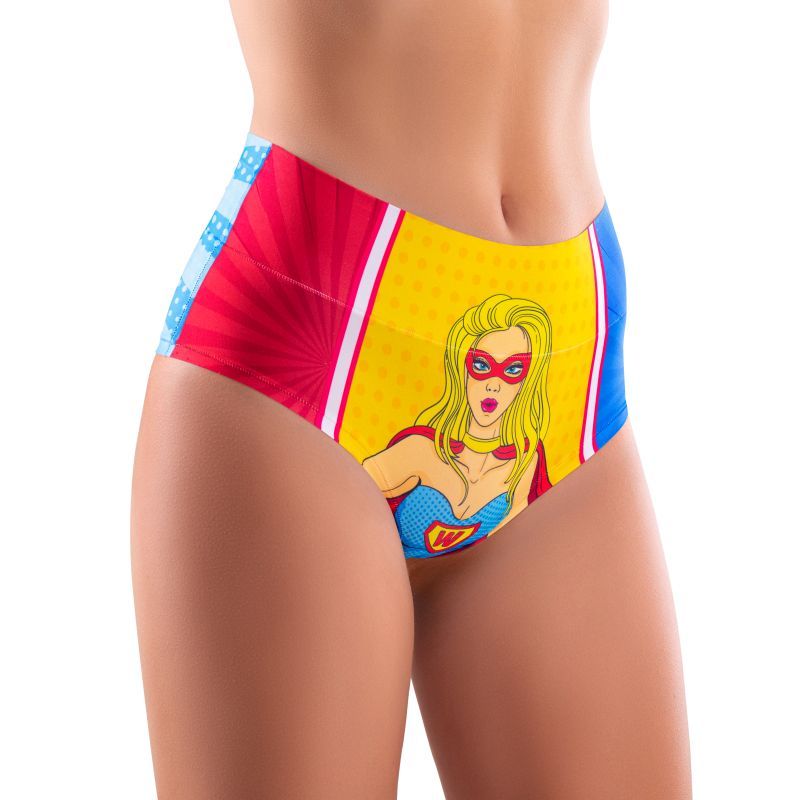 Comics Wonder Girl Hi-Briefs Medium Mixed