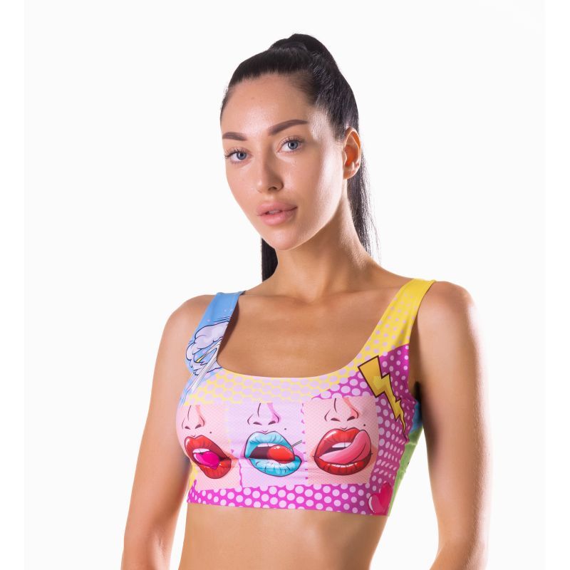 Comics Hot Crop Top Small Mixed