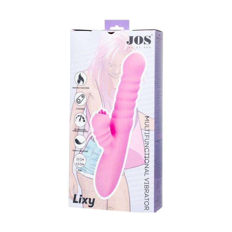 JOS Lixy Heating and Rotating Petal Tickler Pink