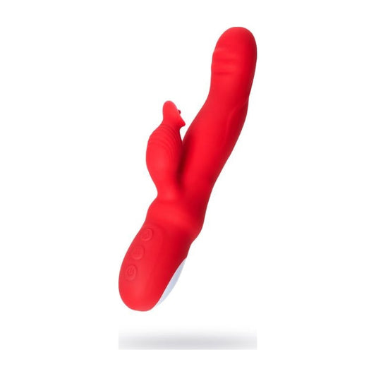 JOS Redli Heating and Rotating Rabbit Tickler Red