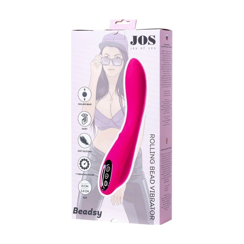 JOS Beadsy Rolling Bead Vibrator Pink