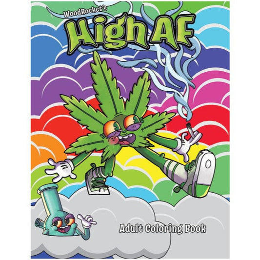 High AF Colouring Book For Adults