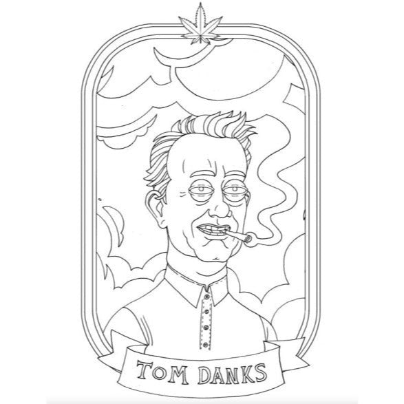 High AF Colouring Book For Adults