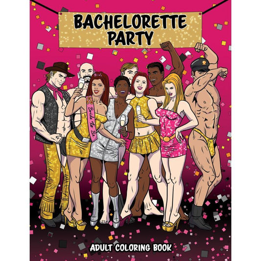 Bachelorette Party Adult Colouring Book