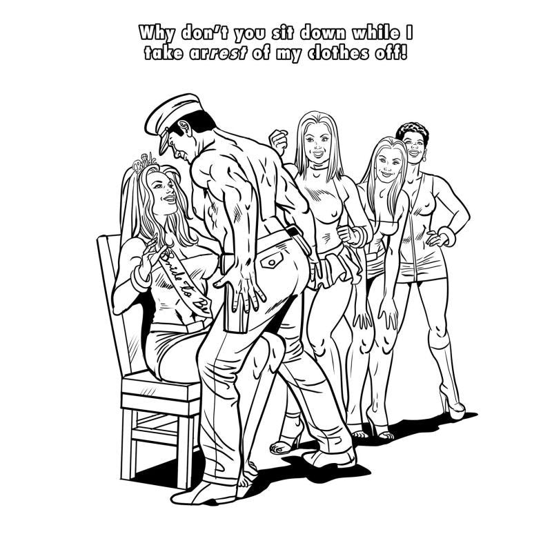 Bachelorette Party Adult Colouring Book