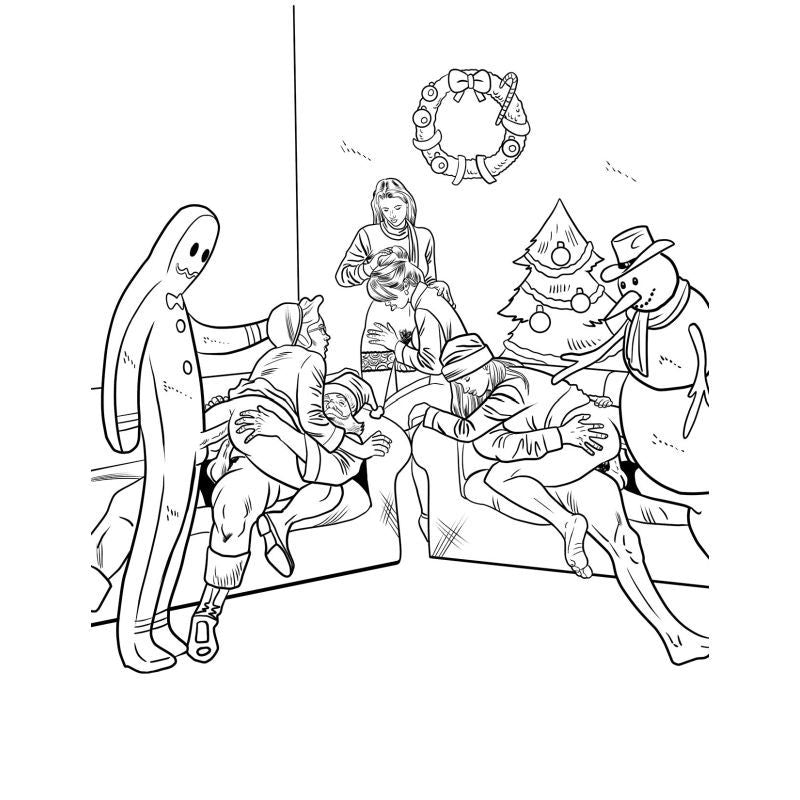 The Dirtiest Christmas Adult Colouring Book Ever