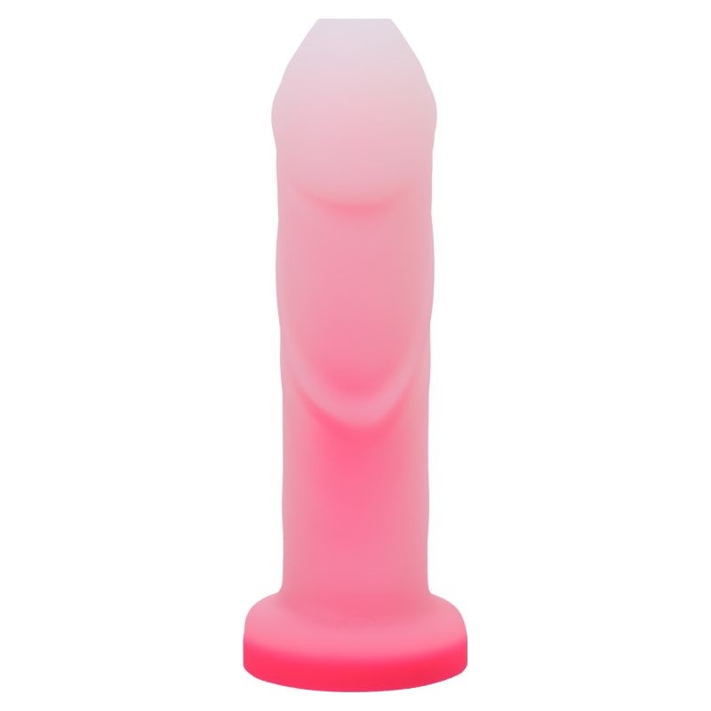 Tantus Cush O2 Dual Density Silicone Dildo – Curved G-Spot Dildo