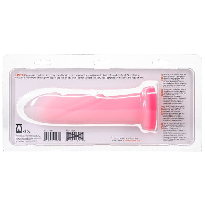 Tantus Cush O2 Dual Density Silicone Dildo – Curved G-Spot Dildo