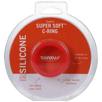 Soft C-Ring Crimson Red