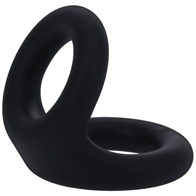 Uplift Silicone Cock Ring Onyx Black