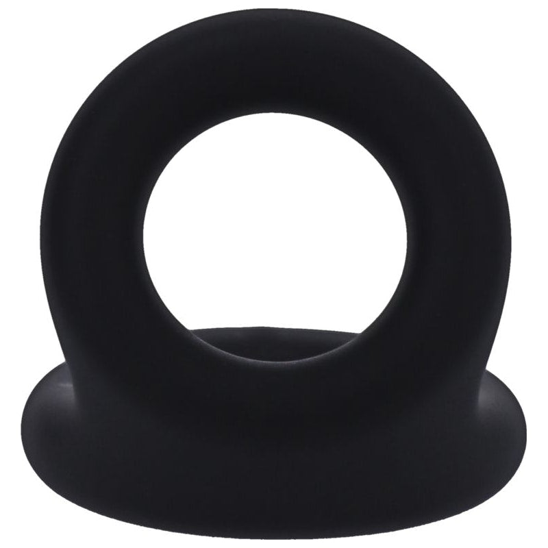 Uplift Silicone Cock Ring Onyx Black