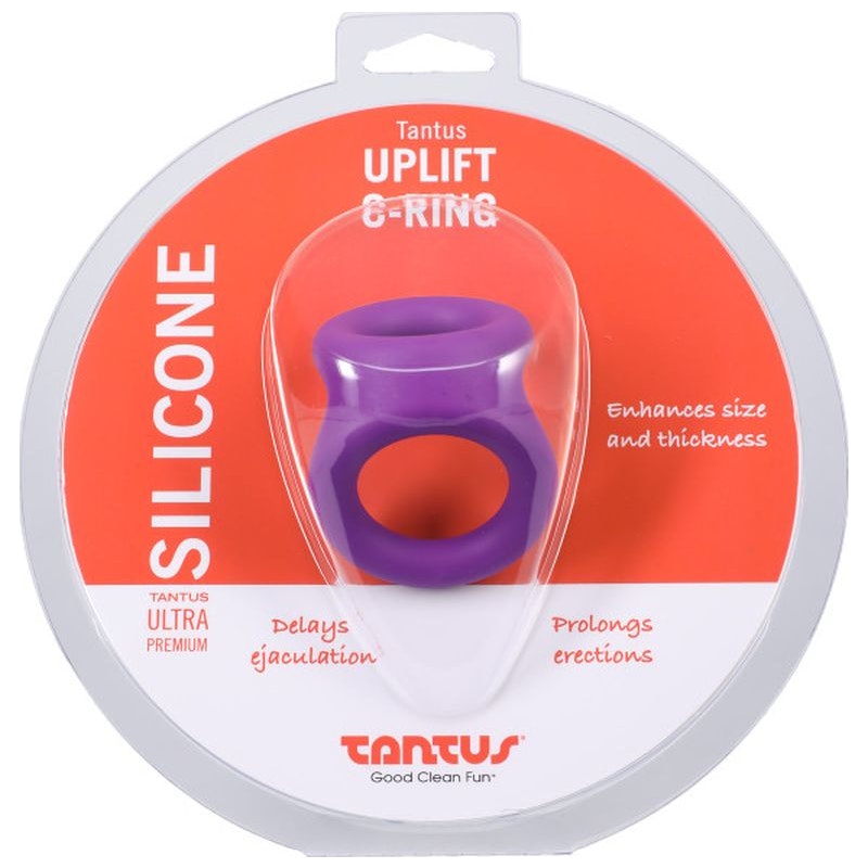 Uplift Silicone Cock Ring Lilac Purple