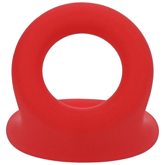 Uplift Silicone Cock Ring Crimson Red