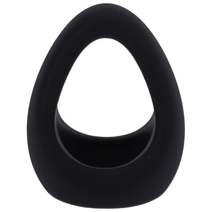 Stirrup Silicone Cock Ring Onyx Black