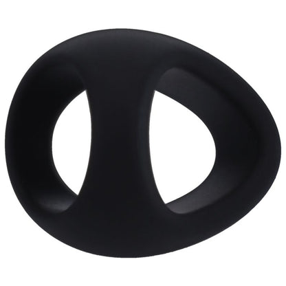 Stirrup Silicone Cock Ring Onyx Black