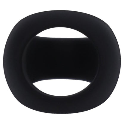 Stirrup Silicone Cock Ring Onyx Black