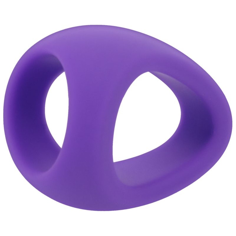 Stirrup Silicone Cock Ring Lilac Purple