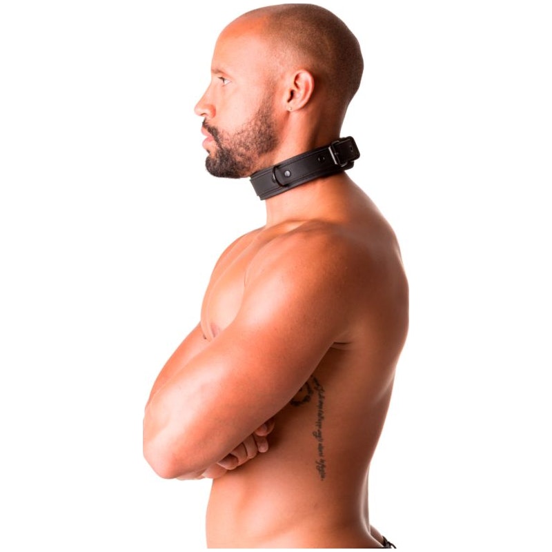 Neoprene Bondage Collar Black